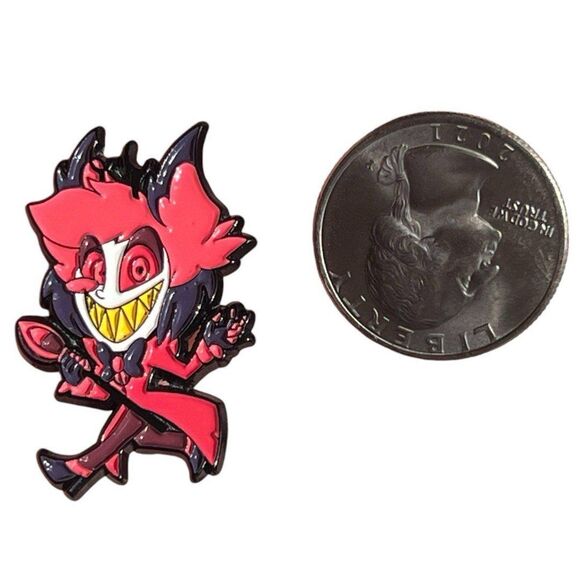 Hazbin Hotel Alastor Chibi Enamel Pin - Picture 4 of 7